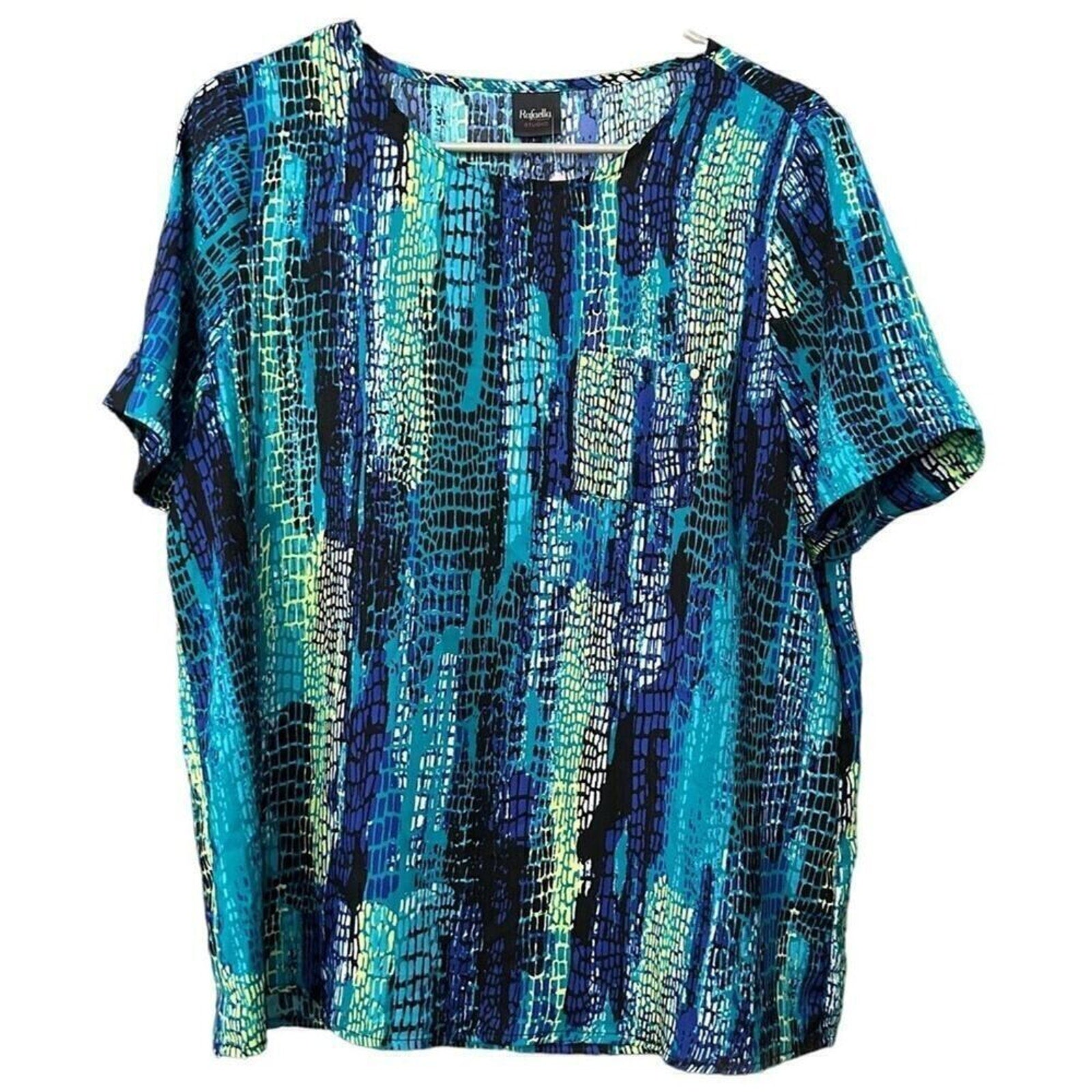 Rafella Studio Womens Pullover Blouse, Scoop Neck, Size (See Description) #1152