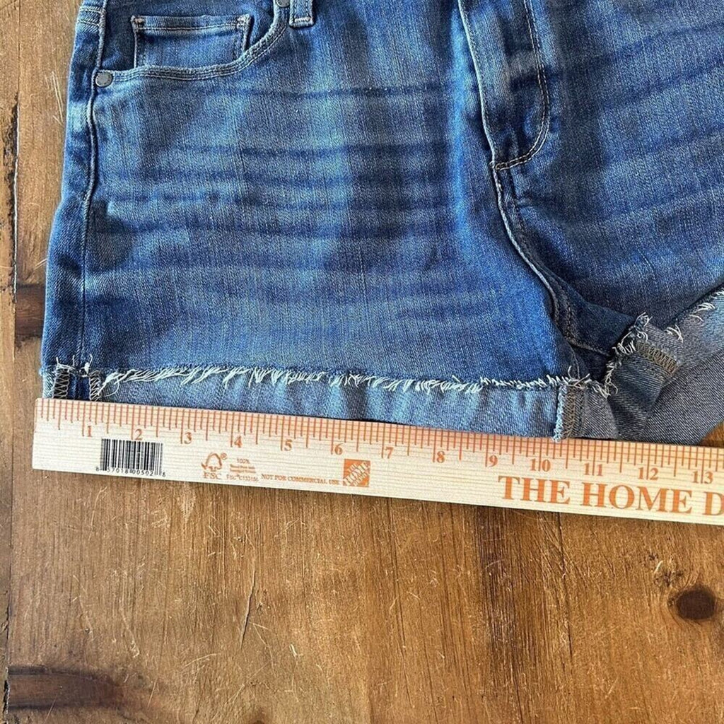 Paige Womens Jimmy Jimmy Shorts Festival Denim Cutoff Stretch Sz. 28 #A1158