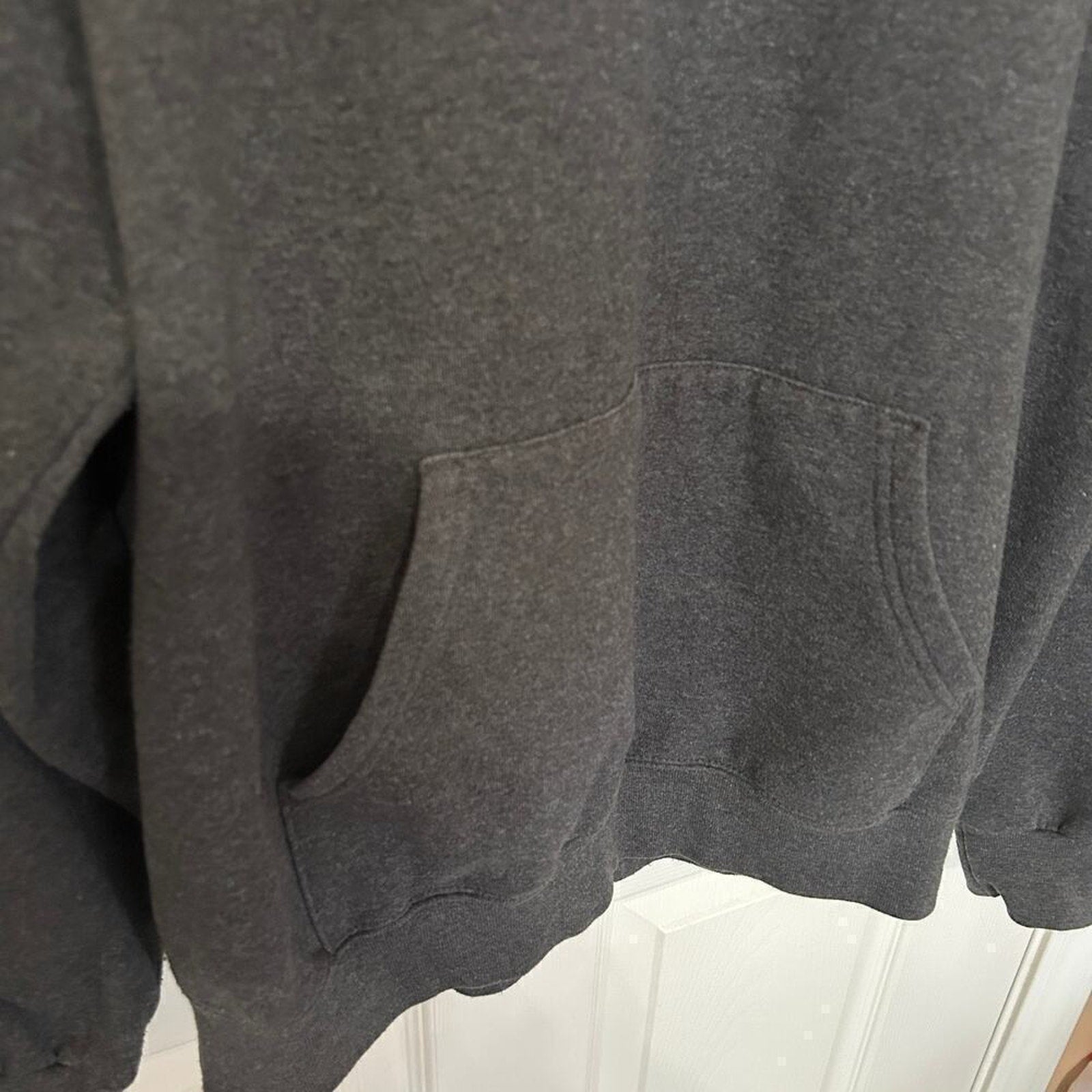 Champion Carolina Fleece Pullover Hoodie Sweatshirt Sz. L Gray Football