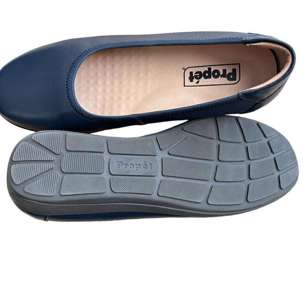 Propet Yara Women’s Casual Shoe — Navy, Size 8, Wedge Sole #S3‑1456