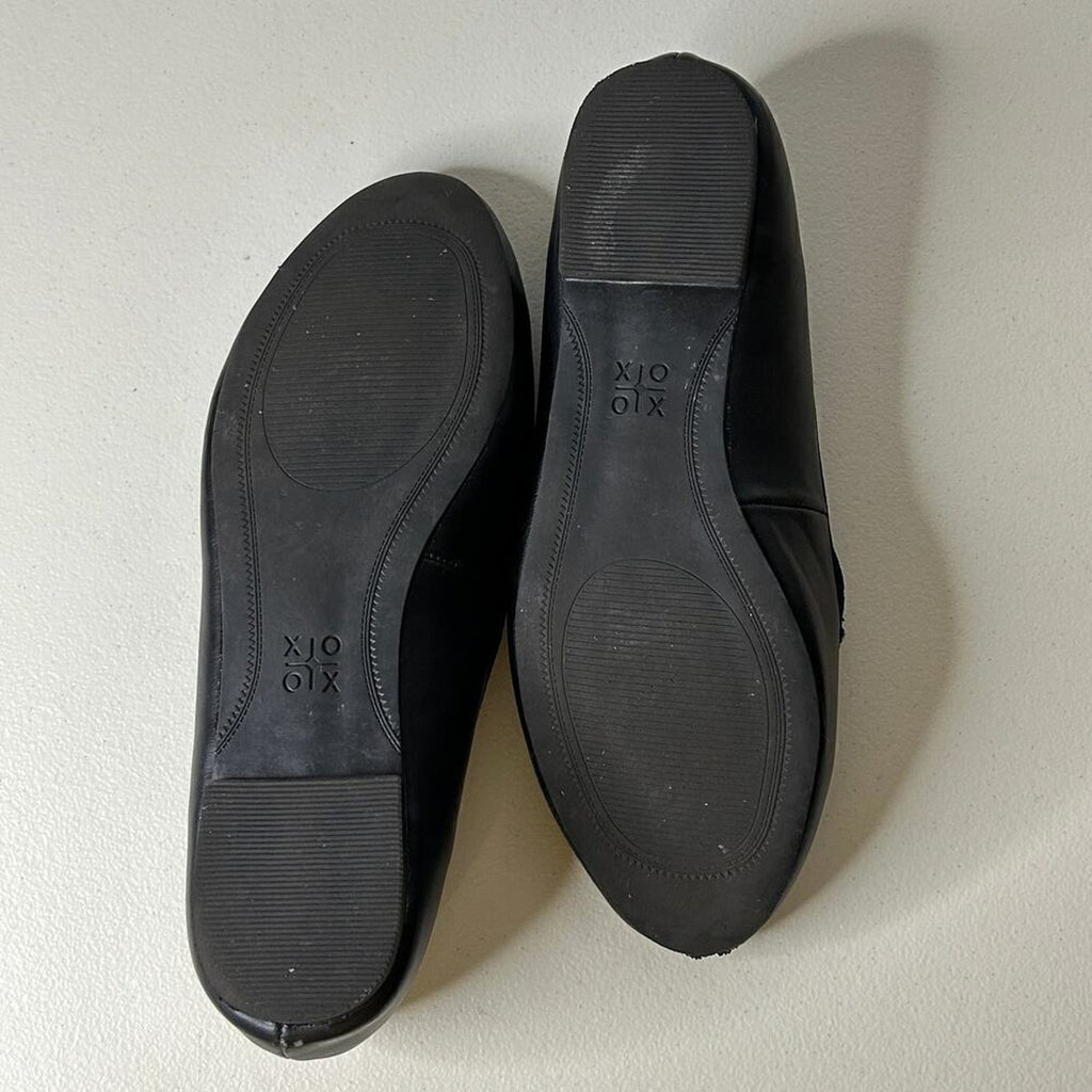 XOXO Women’s Casual Flats Loafers — Size 9 (US), Black #S-7