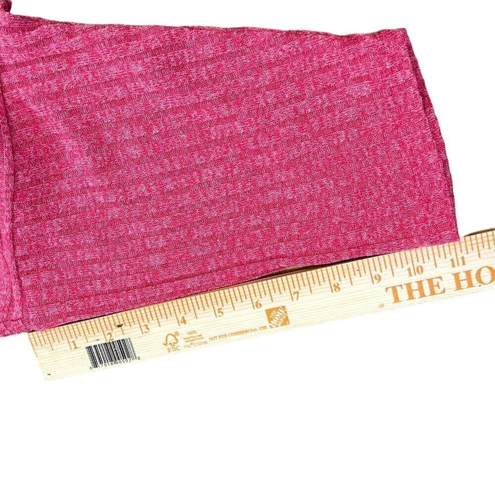 Faded Glory Women's Knit Sweater Size 2X (18W - 20W) Pink 11" Sleeves #M1395