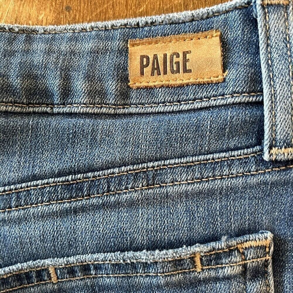Paige Womens Jimmy Jimmy Shorts Festival Denim Cutoff Stretch Sz. 28 #A1158