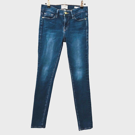 Frame Denim Jeans Le Skinny De Jeanne Womens Size 28 Mid Rise Made in USA #1079