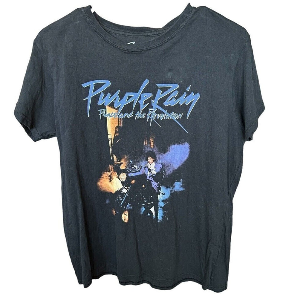 Prince - Purple Rain T-Shirt Motorcycle Graphic Design, Siz=See Photos #111