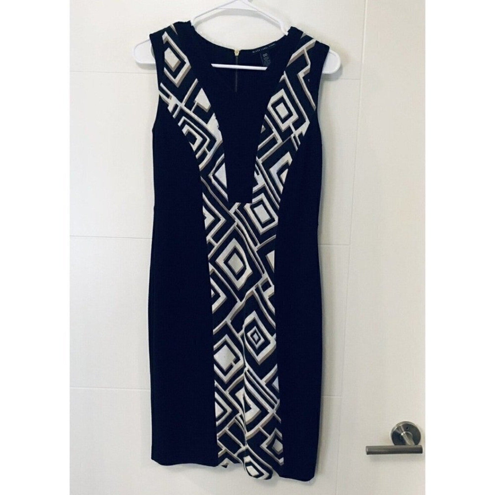 Black Label by Chico’s black and white dress size 00 (XS)