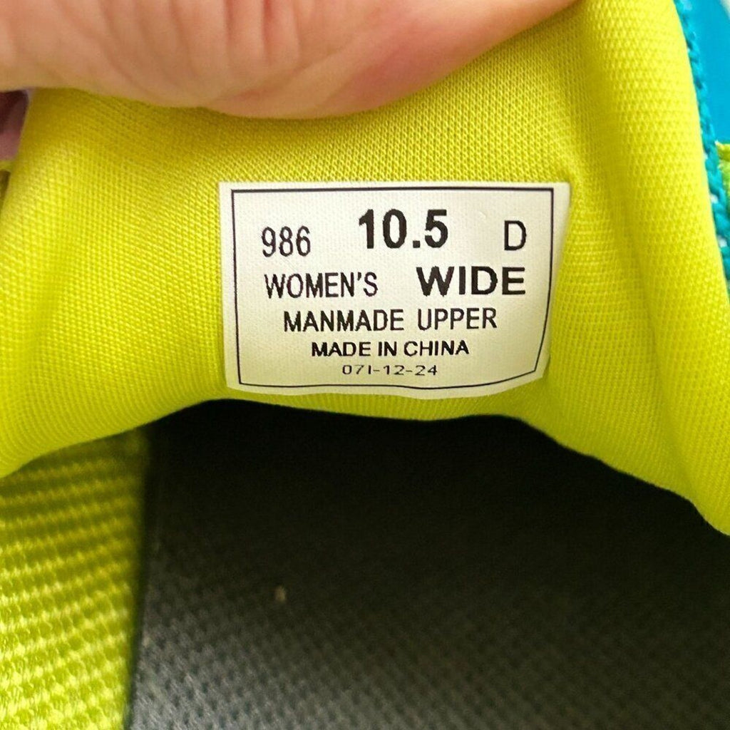 OrthoFit BioFit Women’s Walking Shoes — Teal, Size 10.5 - #S3