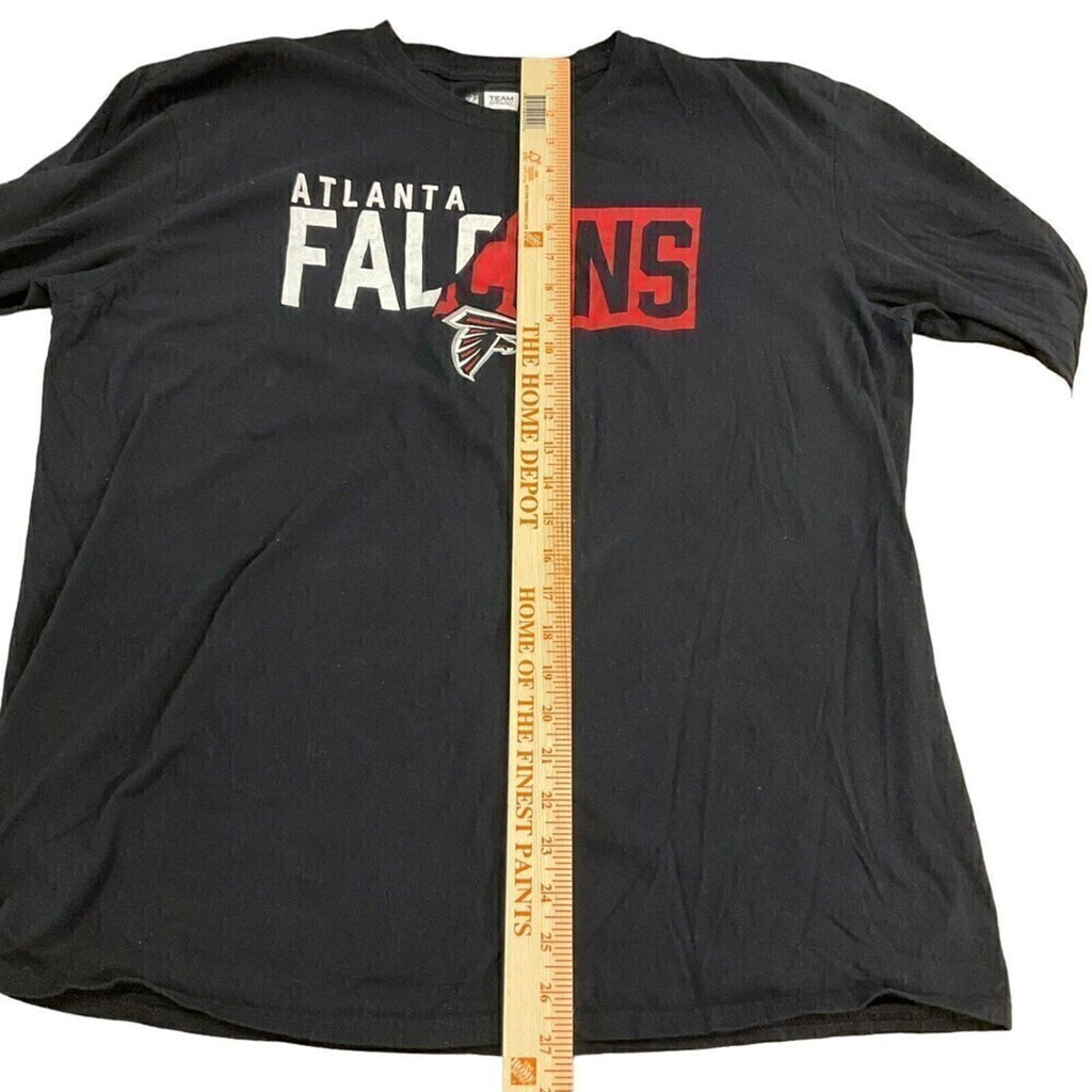 Atlanta Falcons Football Team Fan T-Shirt Black, Long Sleeve Siz. XL, See Photos