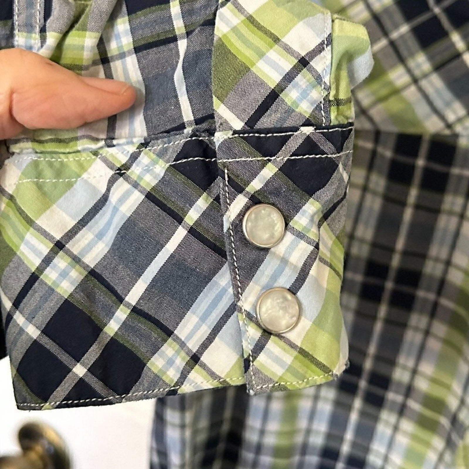 Bullhead Men's Size M Shirt Pearl Snap Western Cowboy Rodeo Lg. Sleeve #B1460