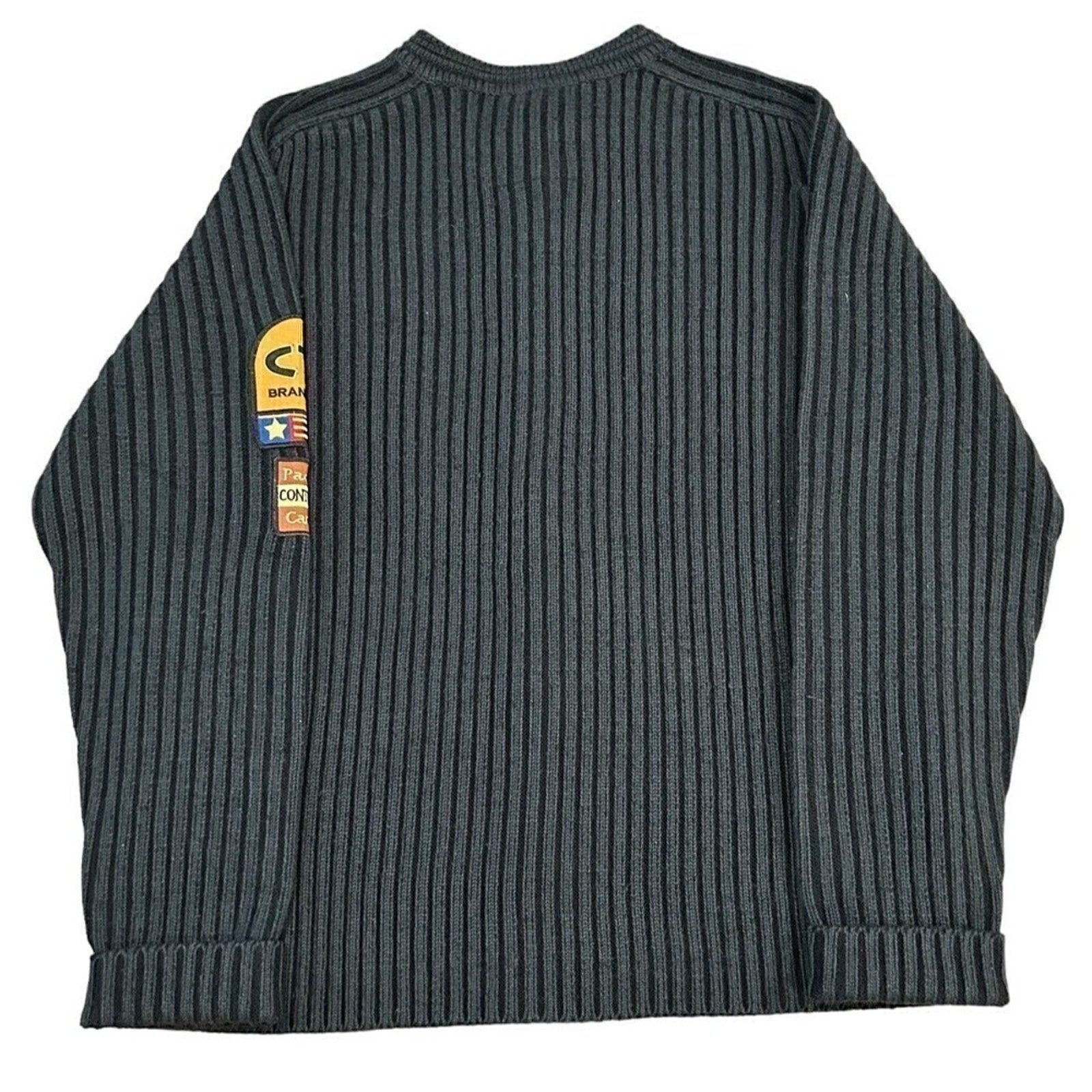 Barnburner & Hill Mens Sweater Vintage Sz. L CR Brand 1971, Paris, France #A1183