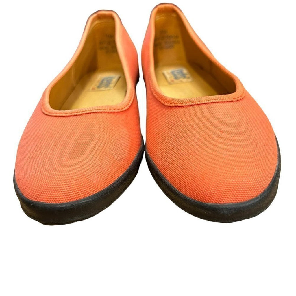 Keds Canvas Sneakers VTG 1990s Champions essentials Orange Women's Sz 7M #BSR