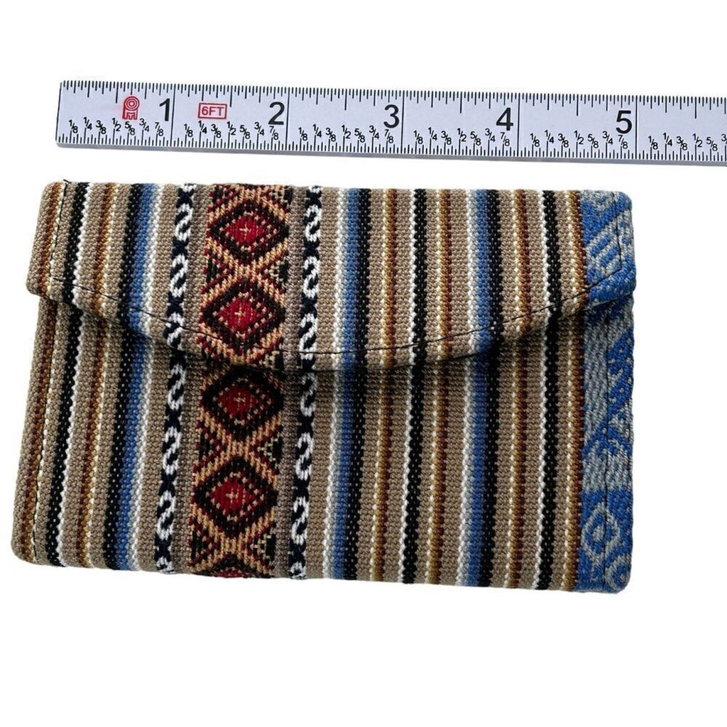 Wallet Women's Tapestry Snap Closure, Interior Card Slots, Zip Card Compartment