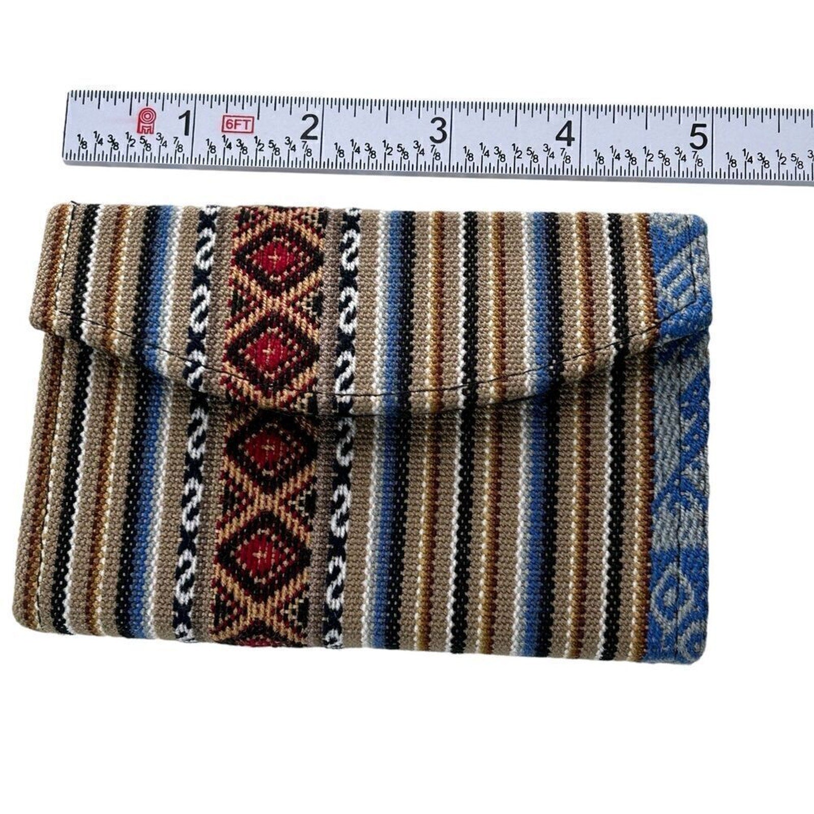 Wallet Women's Tapestry Snap Closure, Interior Card Slots, Zip Card Compartment