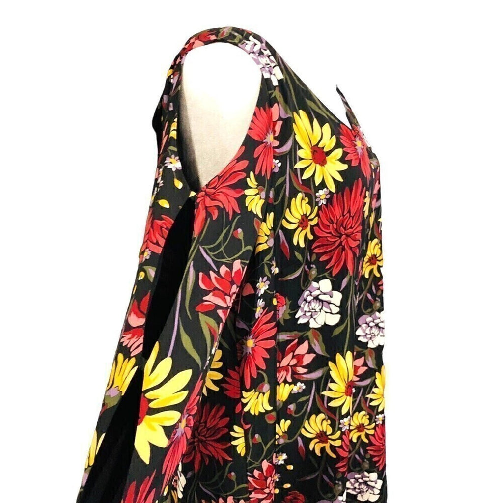 Grace Elements cold shoulder floral dress size Large