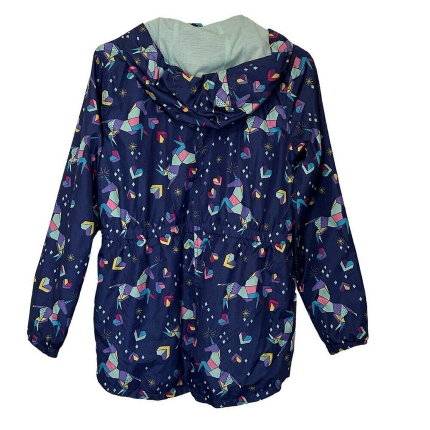CAT & JACK Zip-up Hoodie Jacket Multi-Color Windbreaker Size XL (14-16)