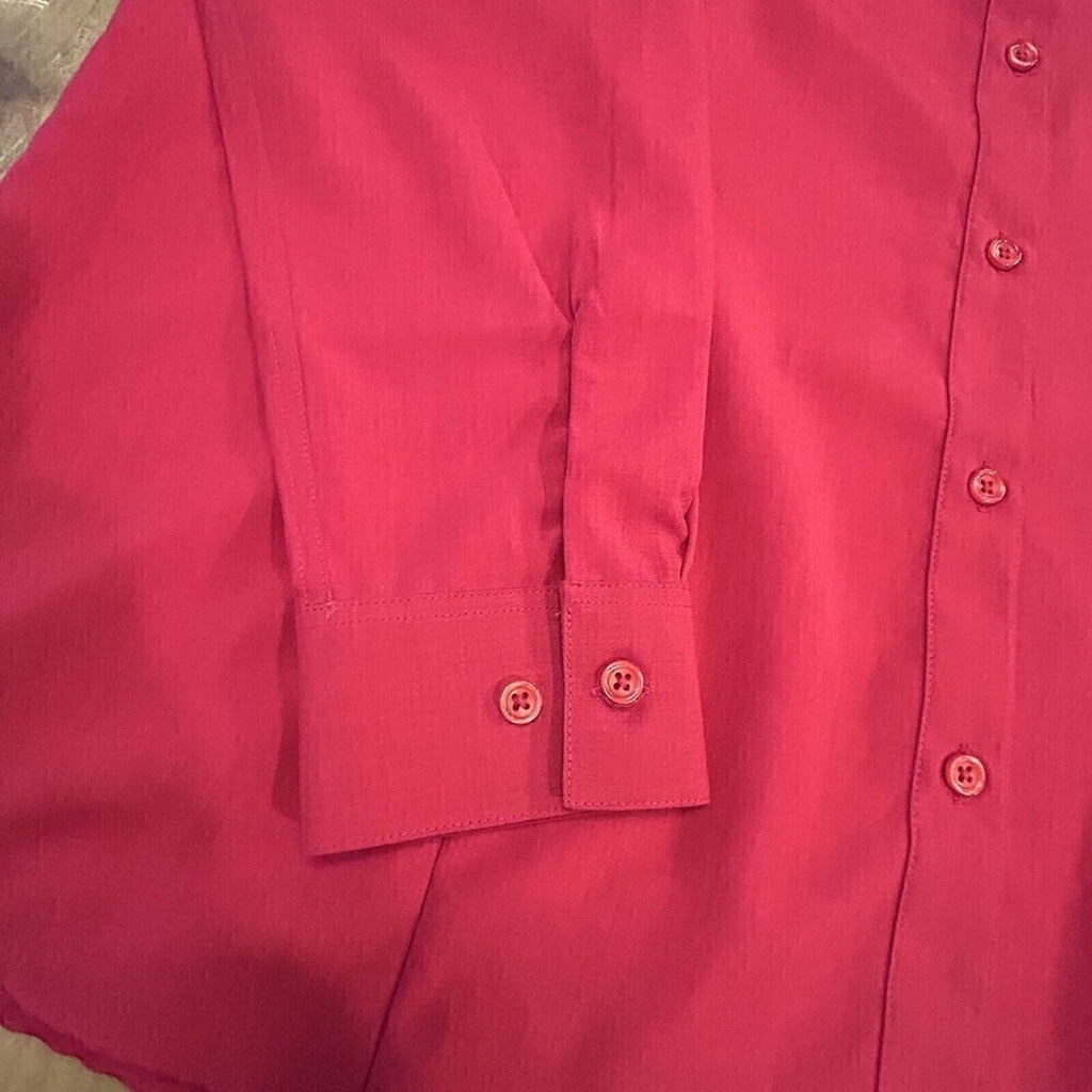 Chick-fil-A Button Up Shirt Men's oobe Red Size 2XL #F1243
