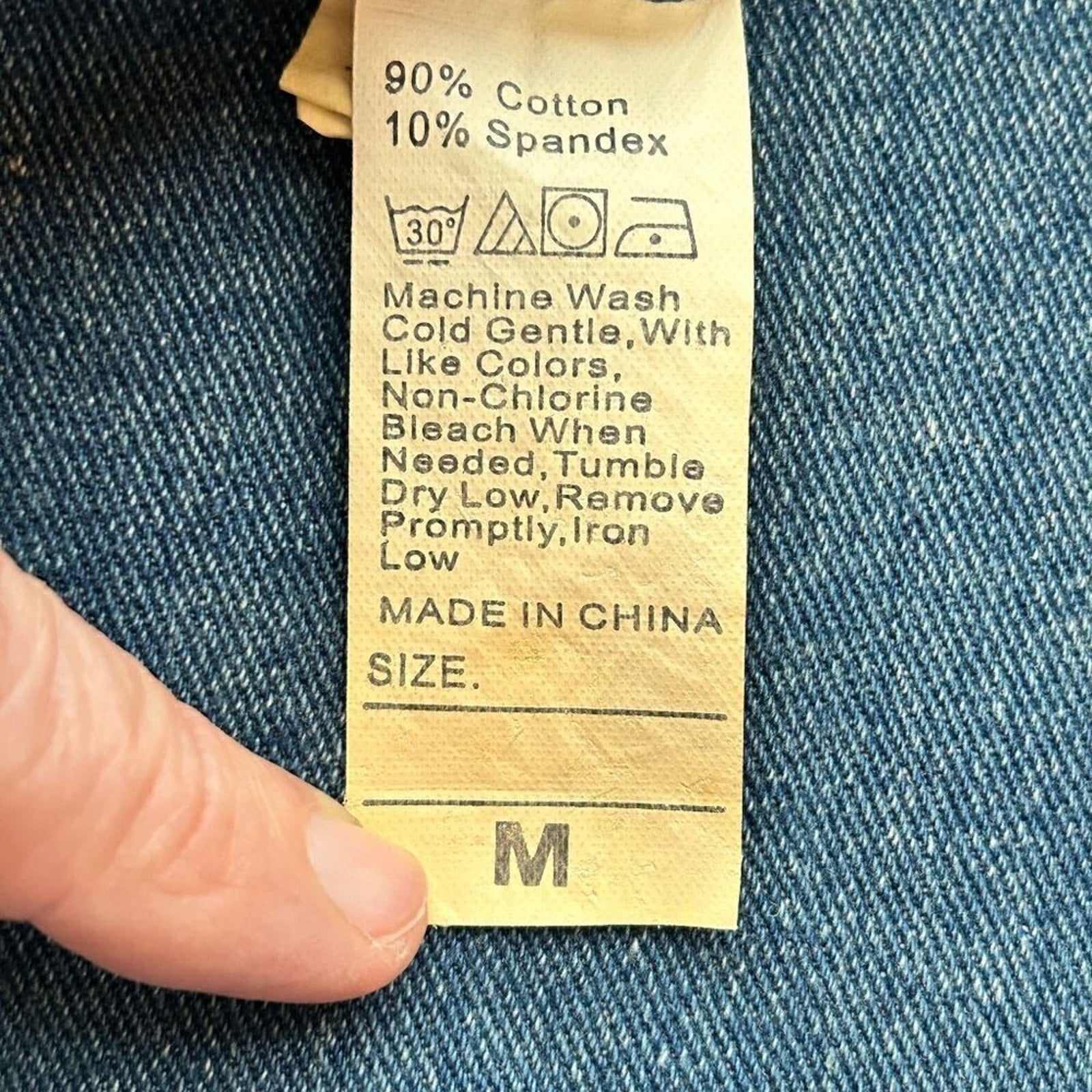 Tengda Jeans Wide Legs Size 30", 10" Leg, Blue Straight Leg, High Rise #J3-#1520