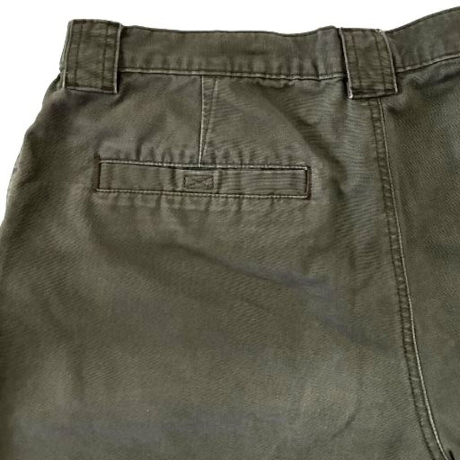 Lands End Men's Cargo Shorts Size 48 Traditional Fit Cotton Spandex Blend #P1534