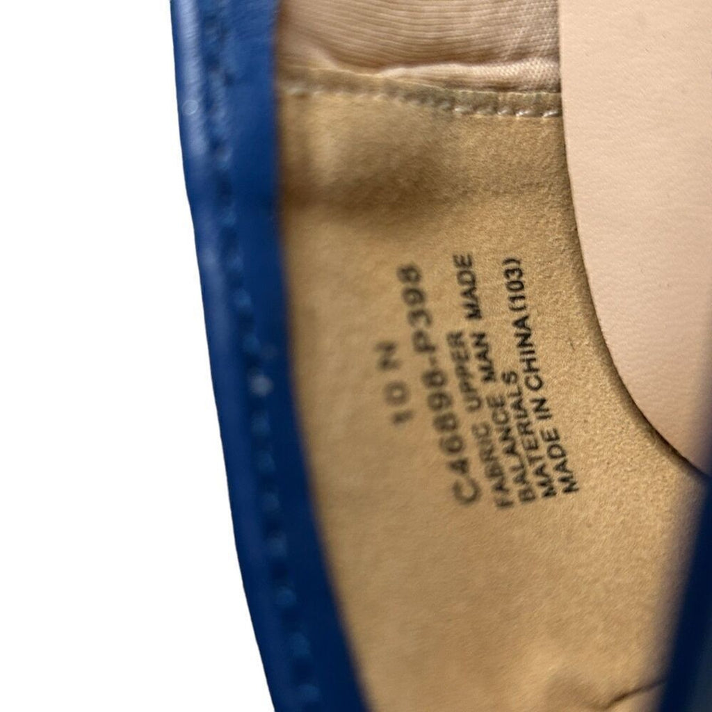 Beacon Women’s Jute-Wrapped Wedge Shoes — Blue, Size 10 Narrow (10N)