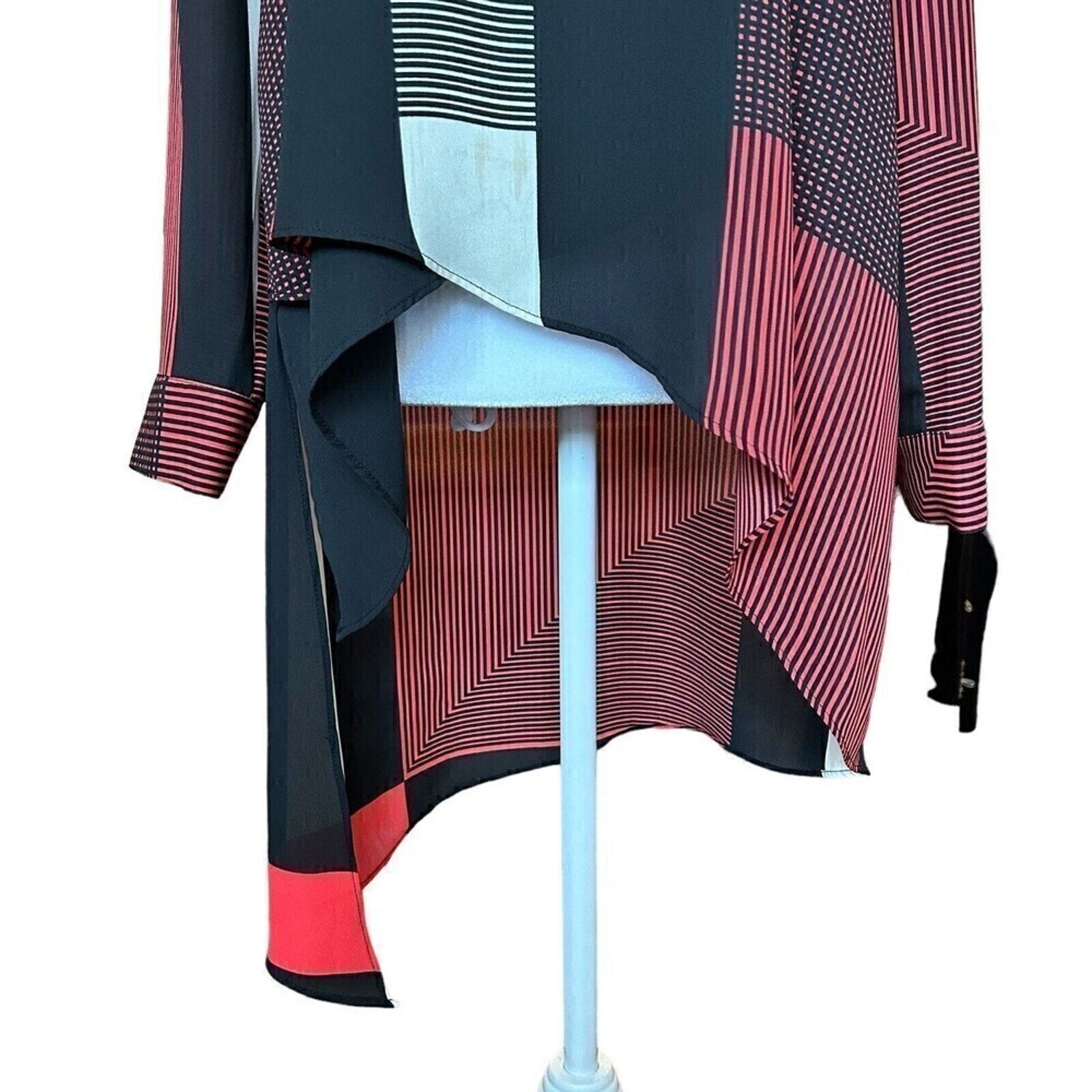 Chico’s High-Low V-Neck Pullover Blouse Small #1129