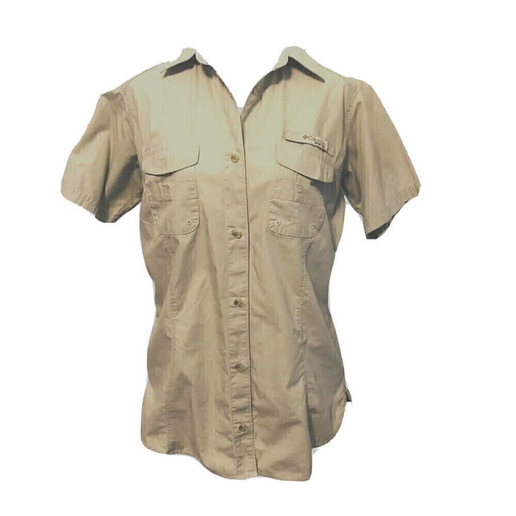 Columbia PFG Women’s Short Sleeve Fishing Shirt Sz Small 1078