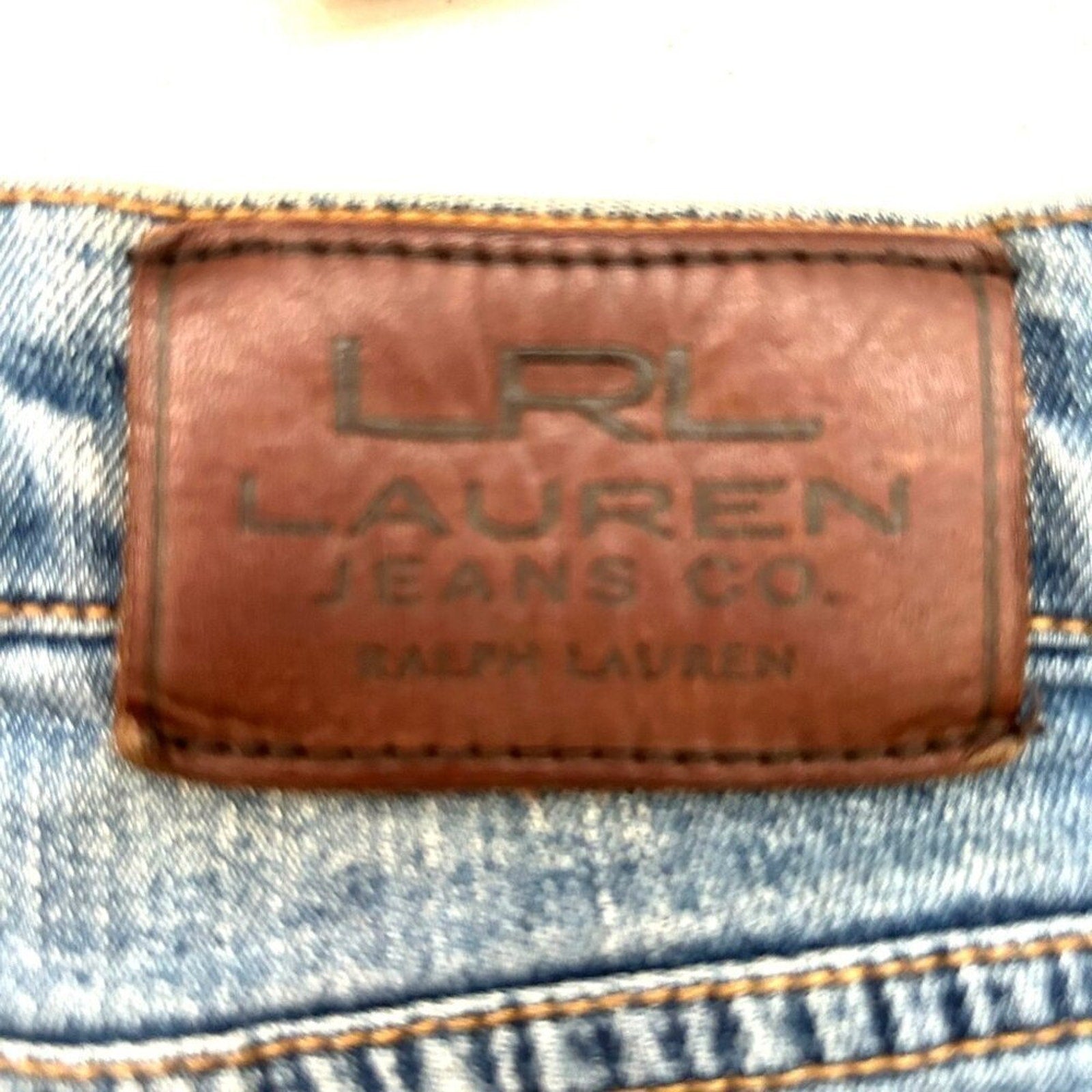 Lauren Jean Company Premium Ralph Lauren Women's Jeans Sz. 6 Sgt. Cut. #J4-1583
