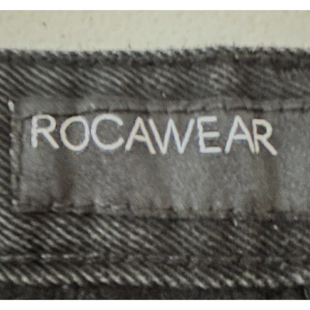 Vintage Rocawear Jeans Men's 36"x31" Black Baggy Wide Leg Skate Fit Y2K #J3-1523
