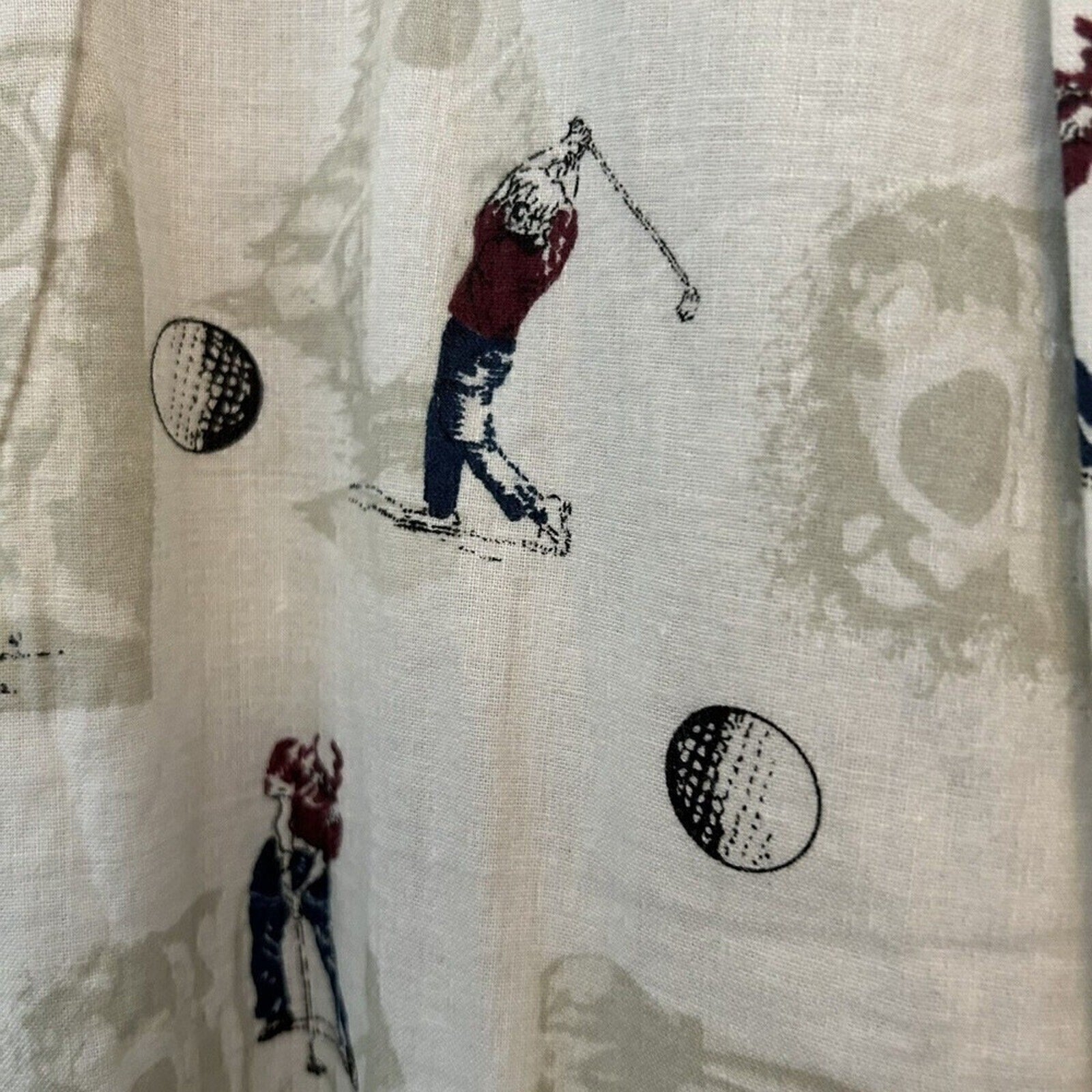 Bay Creek Men's XL Big Golf Shirt Short Sleeve - New - Cream Color, #1166