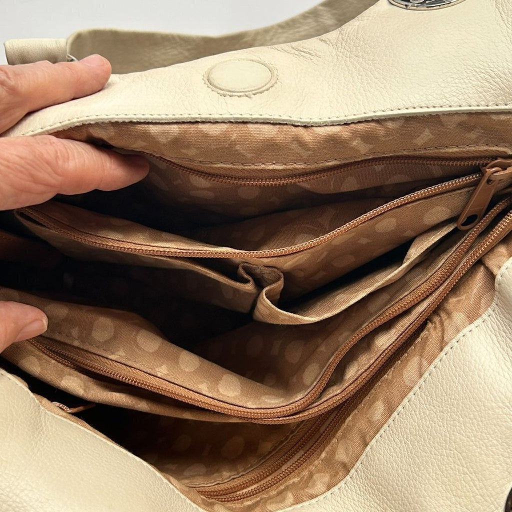 Brighton - Bag Tote - Heritage Collection Callie Taxco Mexican Silver Leather