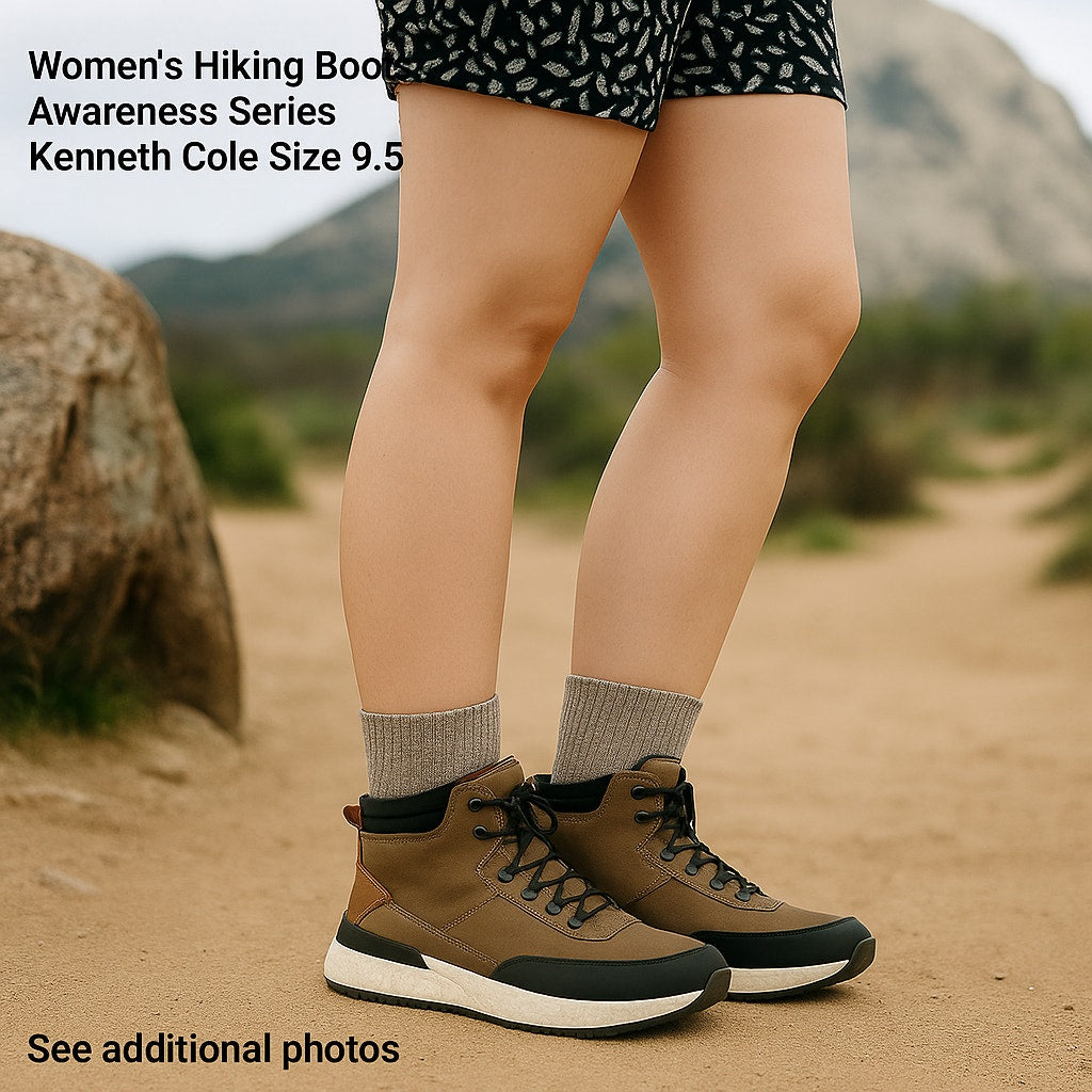 Kenneth Cole Women’s Hiking Boots Awareness Series — Size 9.5