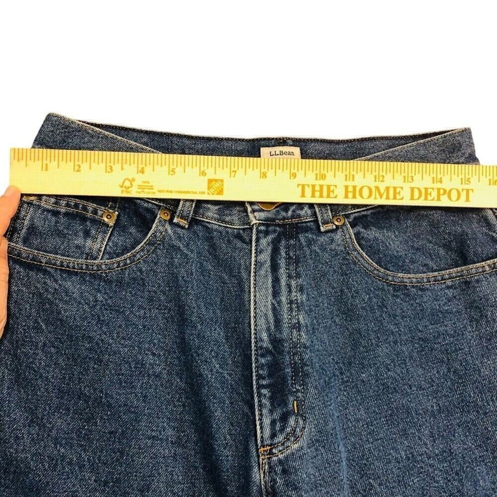 L.L. Bean Double L Original Fit Flannel Lined Women's Denim Jeans Sz. (10) #1081