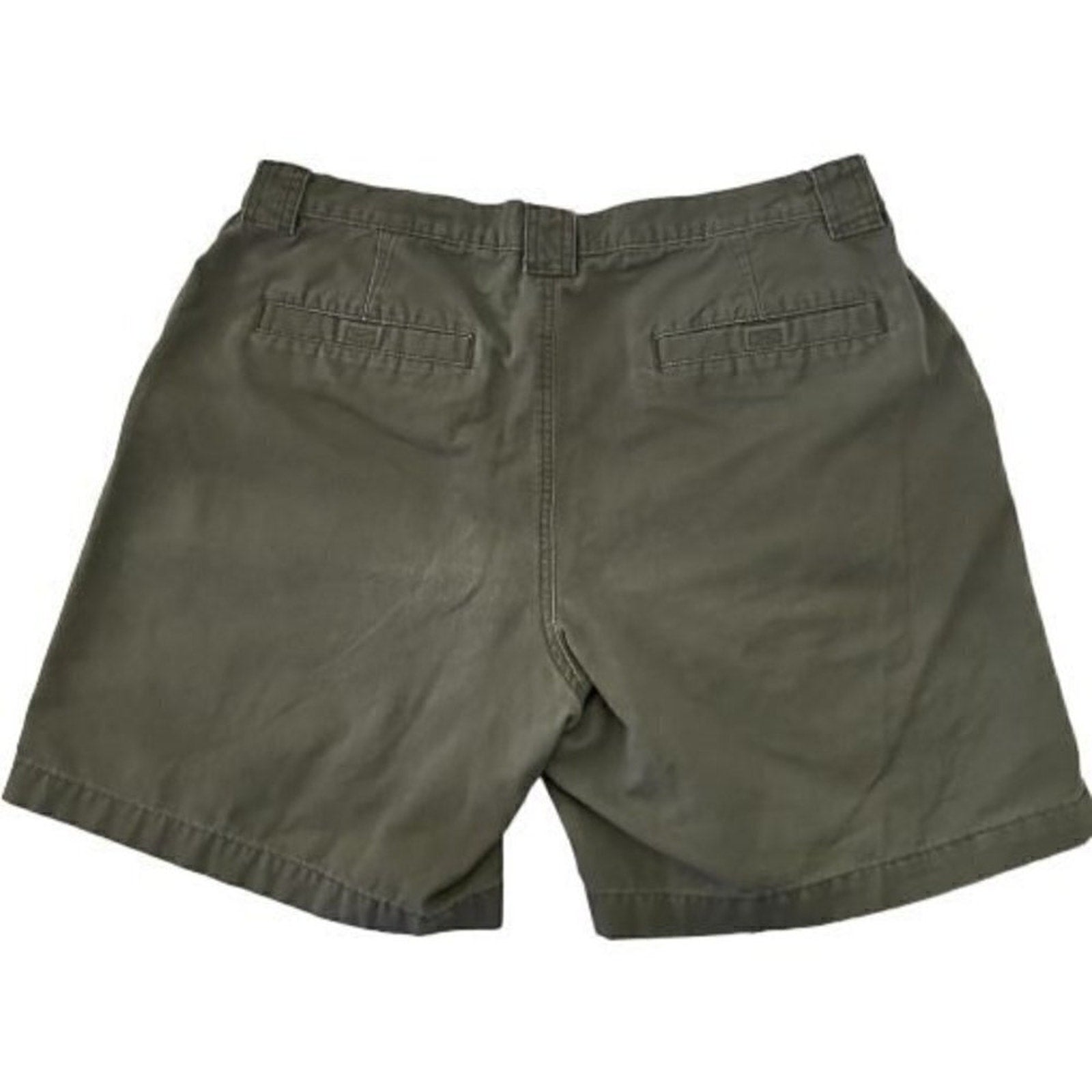 Lands End Men's Cargo Shorts Size 48 Traditional Fit Cotton Spandex Blend #P1534