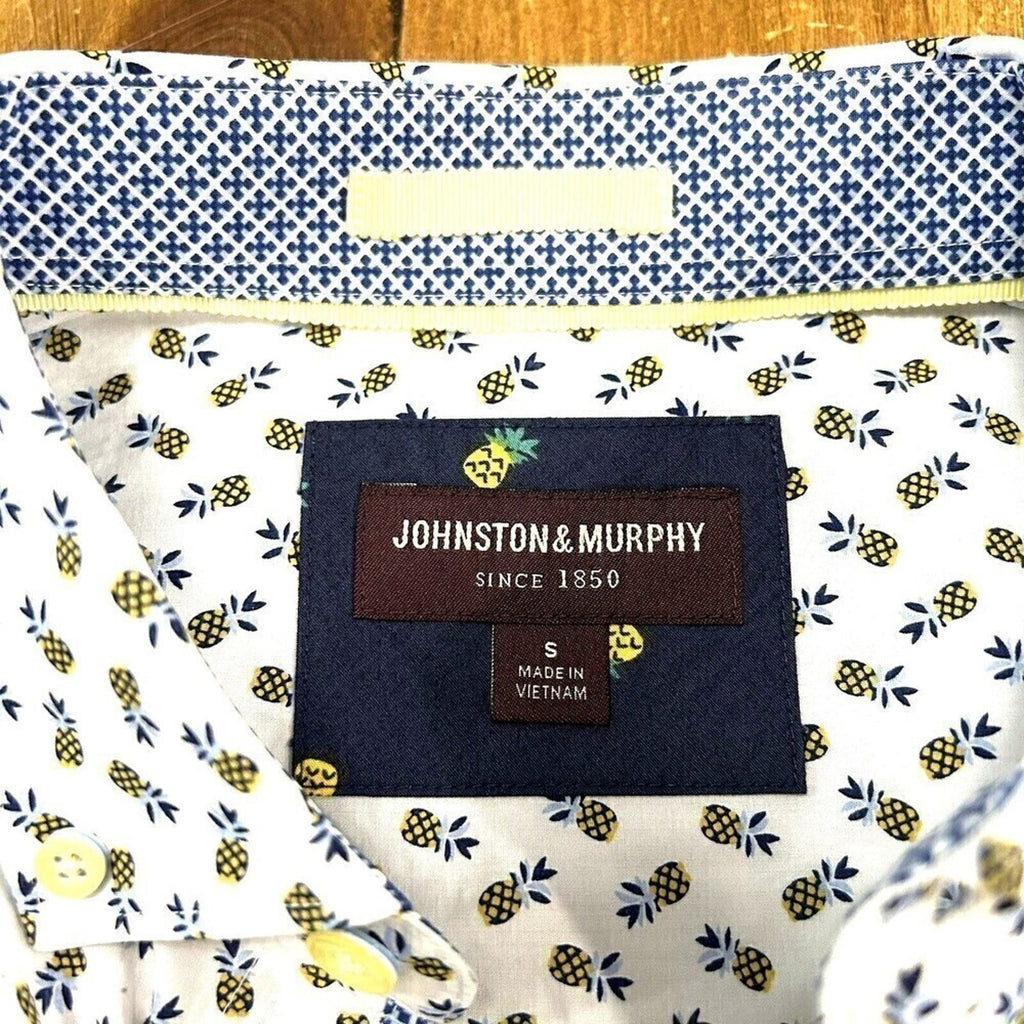 Johnston & Murphy Women's Blouse Short Sleeve Pineapple Size (S) #J13