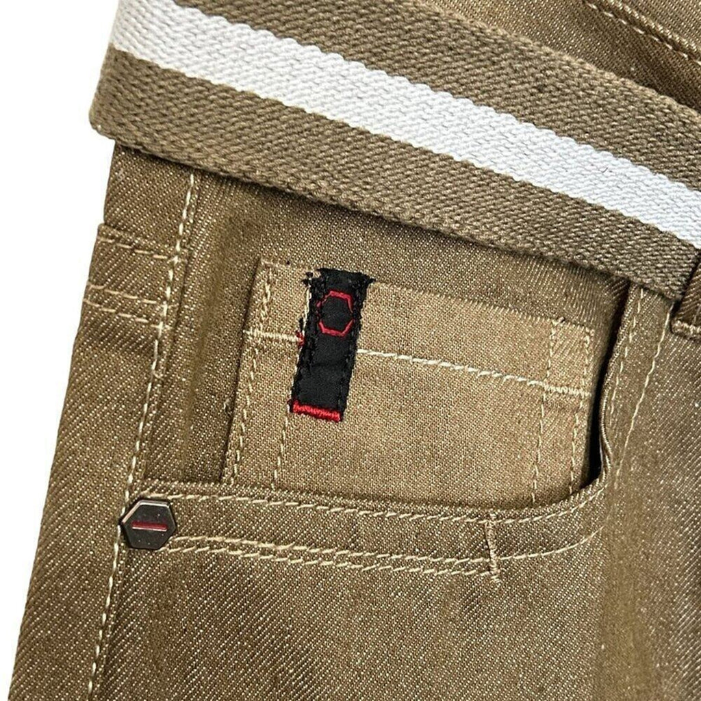 South Pole Men's Deep Khaki Pants Size 32 x 30 NWT Heavy Canvas Style #PJ3-1559