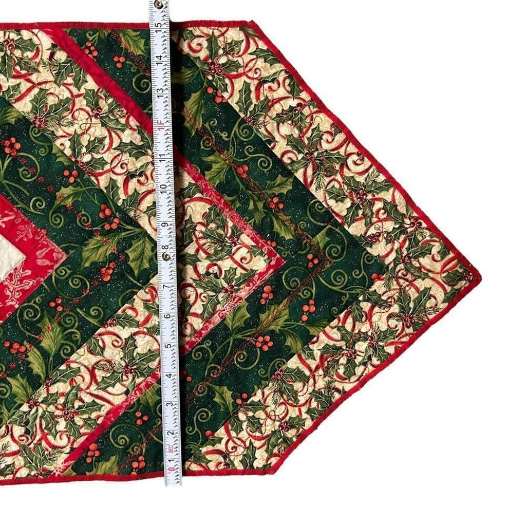 Christmas Table Center Cloth 43" x  15" Holiday Decor I Christmas Decor  #E1614