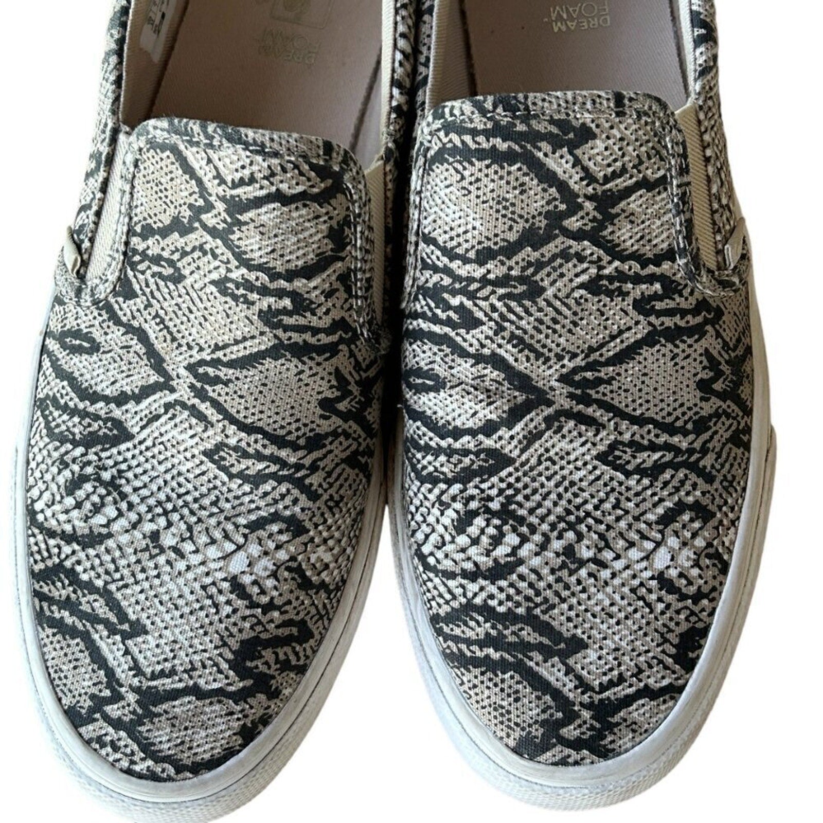 Keds Snakeskin Animal Print Pull-On Shoes — Women’s Size 9.5 #S2