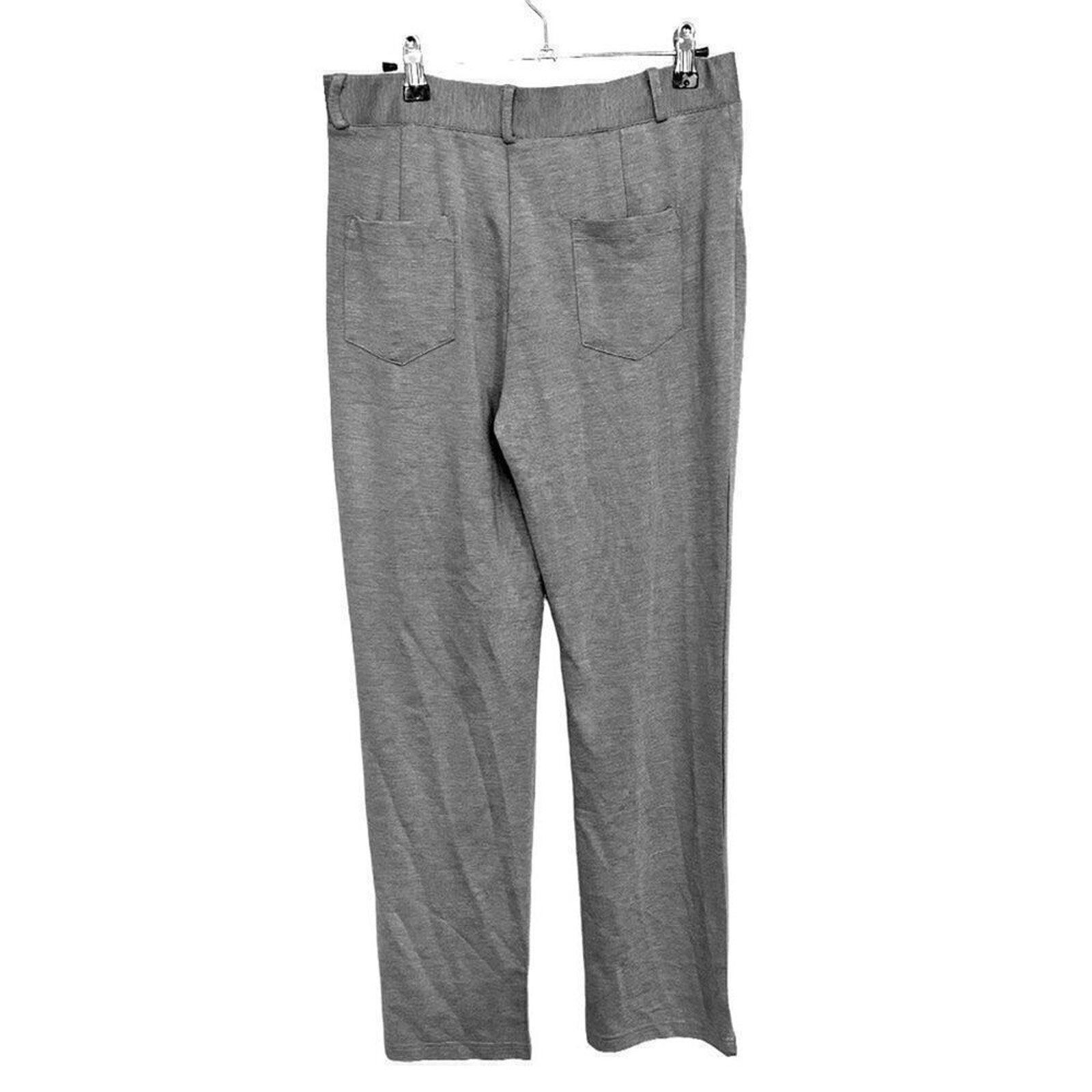 Puweer Women's Pants Size M, Grey, Rayon Nylon Spandex  (See Photos) #B1459
