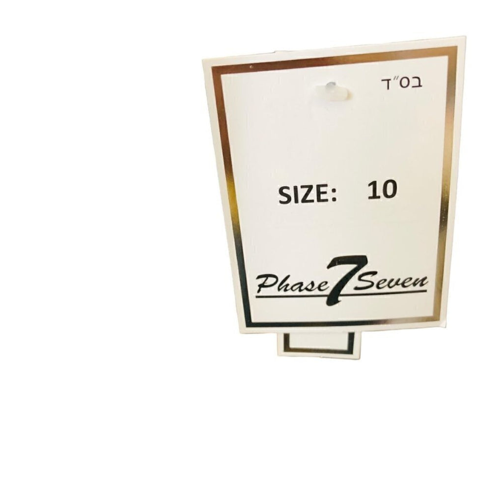 Phase 7 Efficient Profession Dress – Bold Yellow/Black/White Stripe – Size 10 Sleeveless