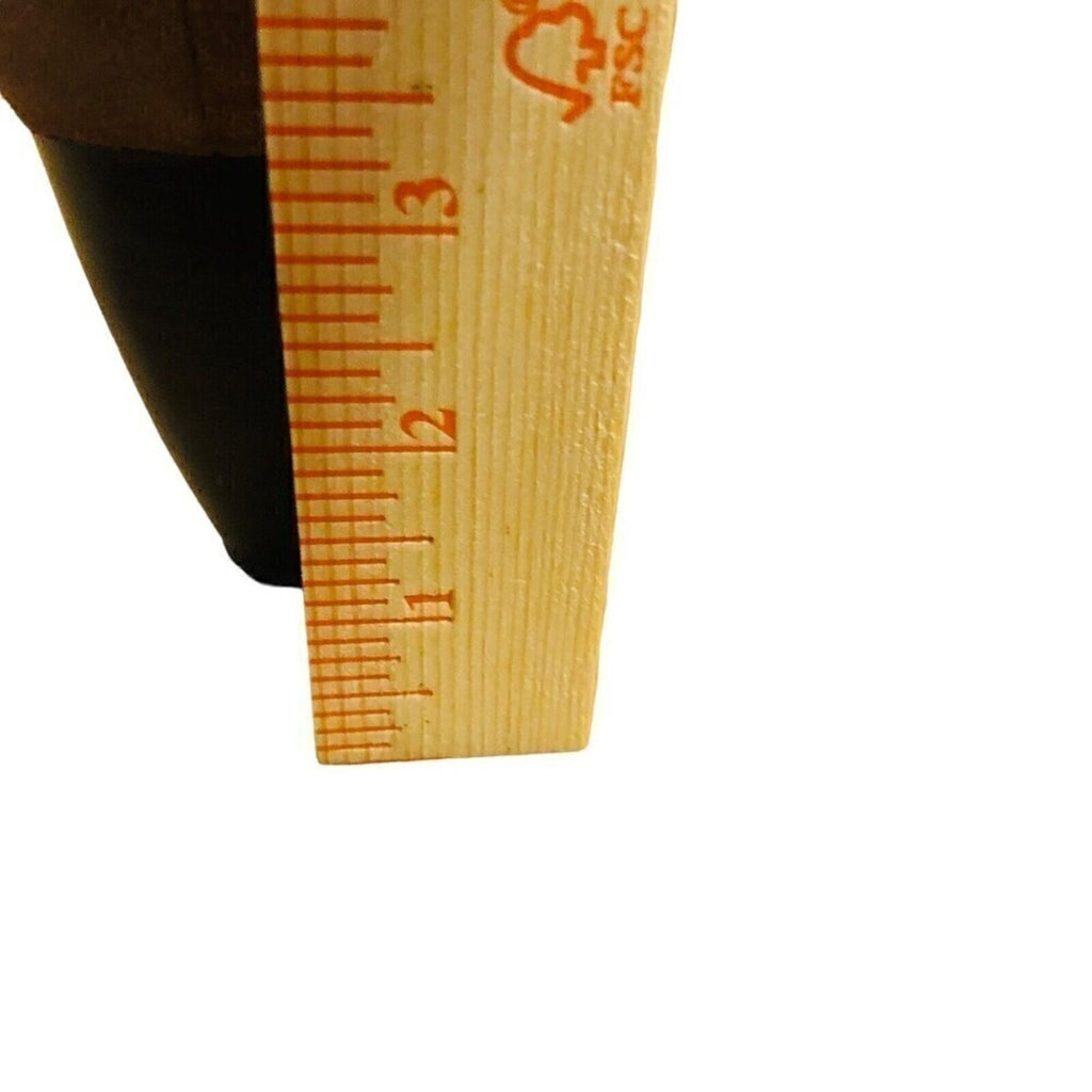 C & R Women’s Faux Suede Lace‑Up Ankle Bootie — Brown, Size 8, 3" Heel #S4