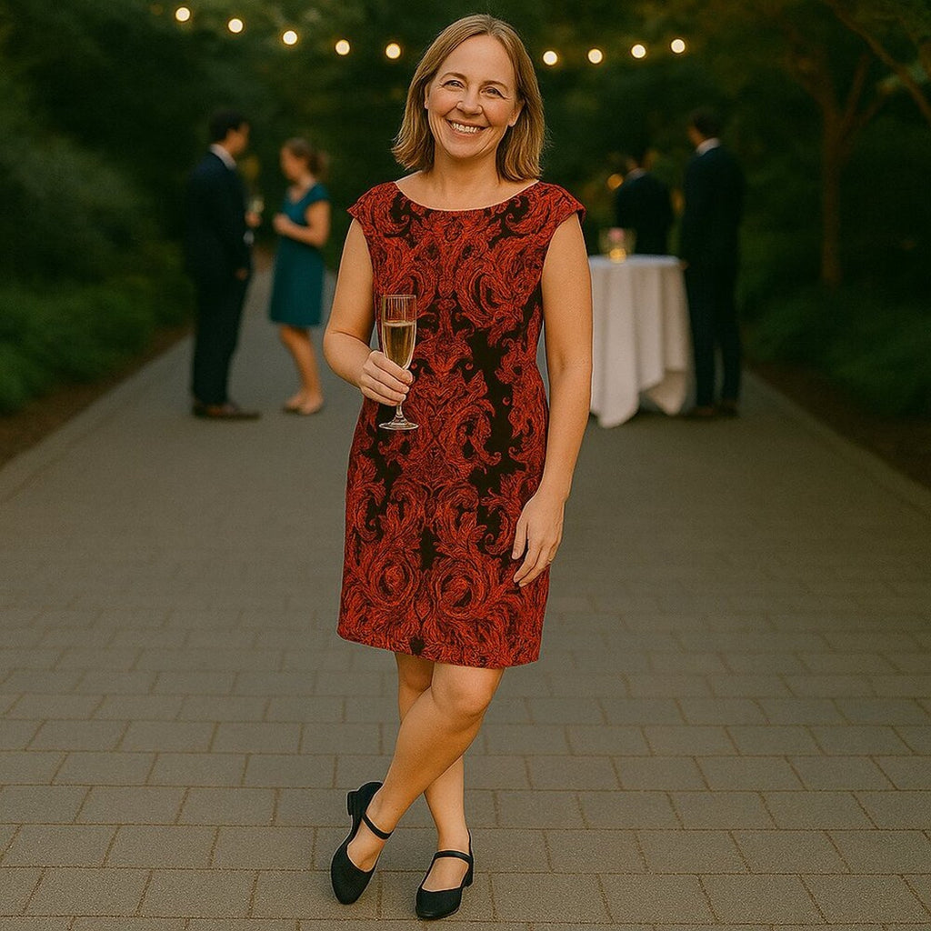 Maggie London Women’s Dress Size 12 Sleeveless Lined Midi