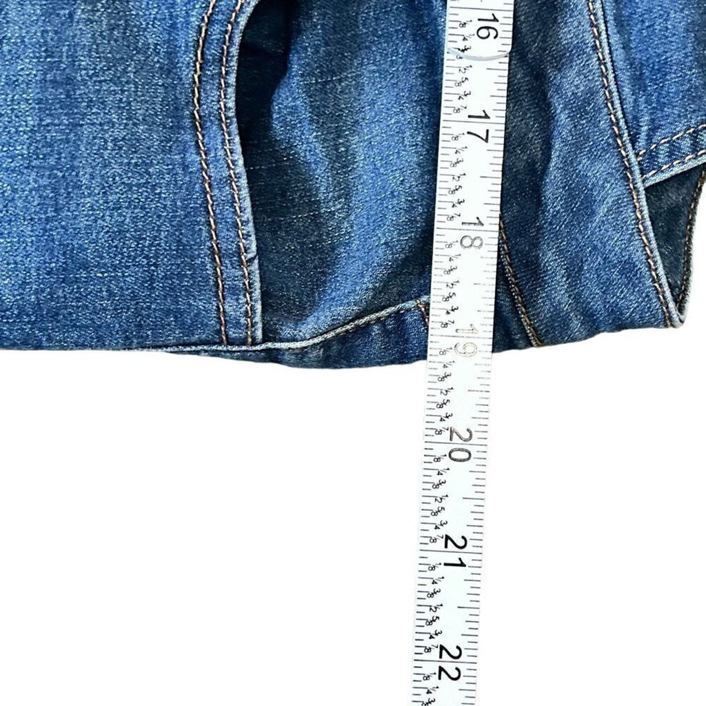 Wax Jeans Denim Overalls Women's Jeans Blue Size 3XL 6" Cuff #3Jeans1502