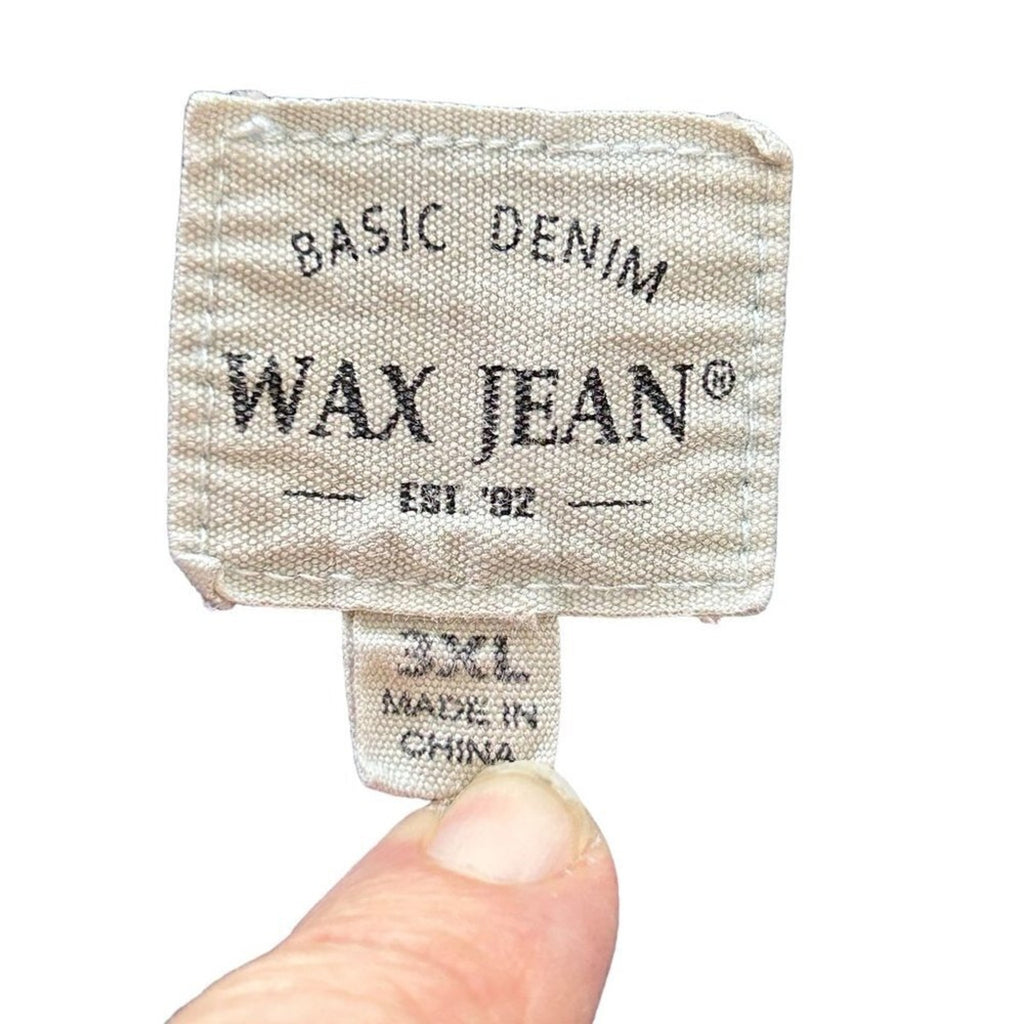 Wax Jeans Denim Overalls Women's Jeans Blue Size 3XL 6" Cuff #3Jeans1502