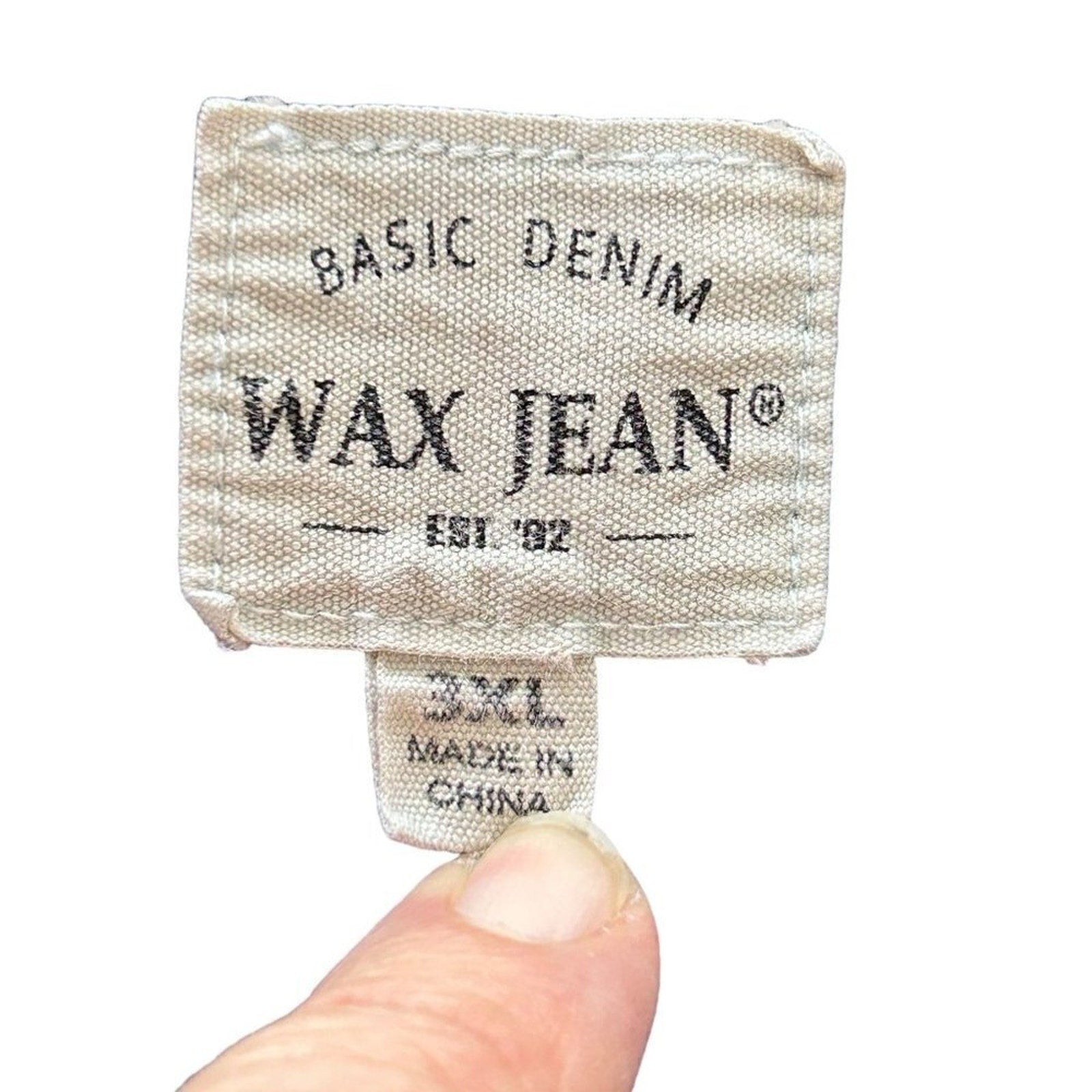 Wax Jeans Denim Overalls Women's Jeans Blue Size 3XL 6" Cuff #3Jeans1502