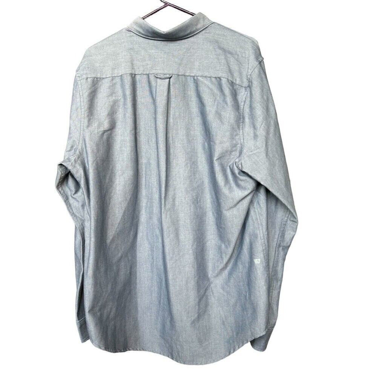 Mark Weldon Men's Button Down Shirt Gray Size X-Large #F1239