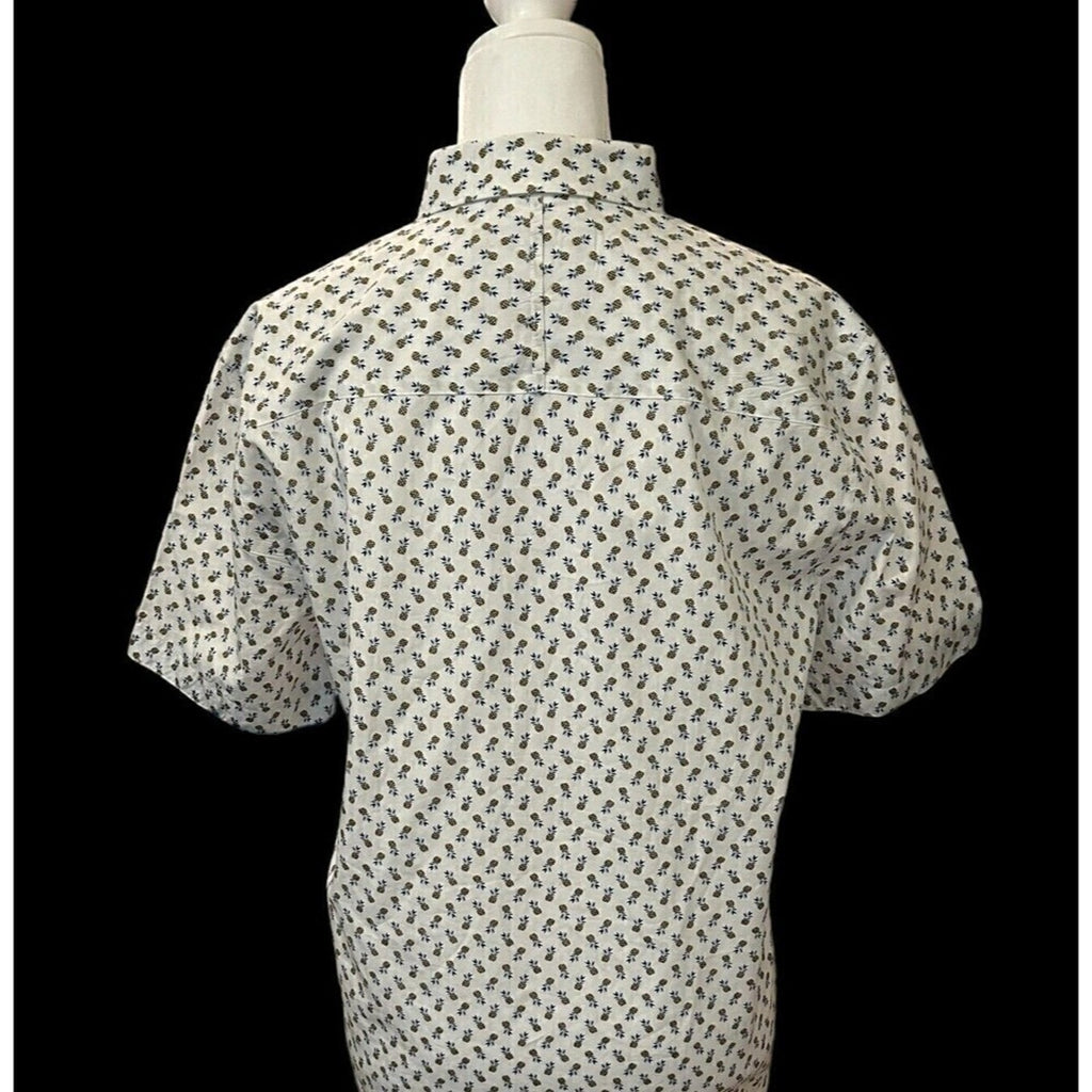 Johnston & Murphy Women's Blouse Short Sleeve Pineapple Size (S) #J13