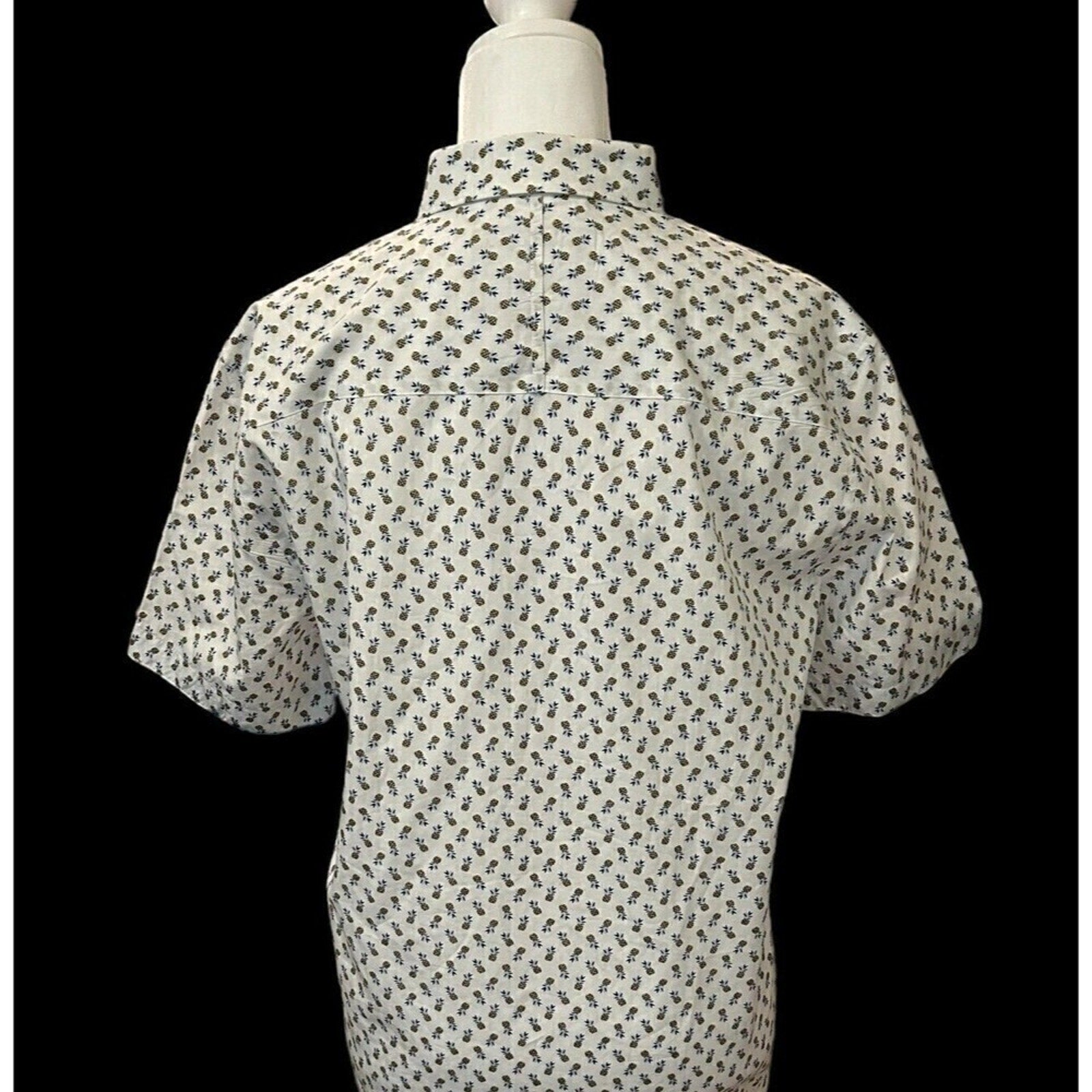 Johnston & Murphy Women's Blouse Short Sleeve Pineapple Size (S) #J13