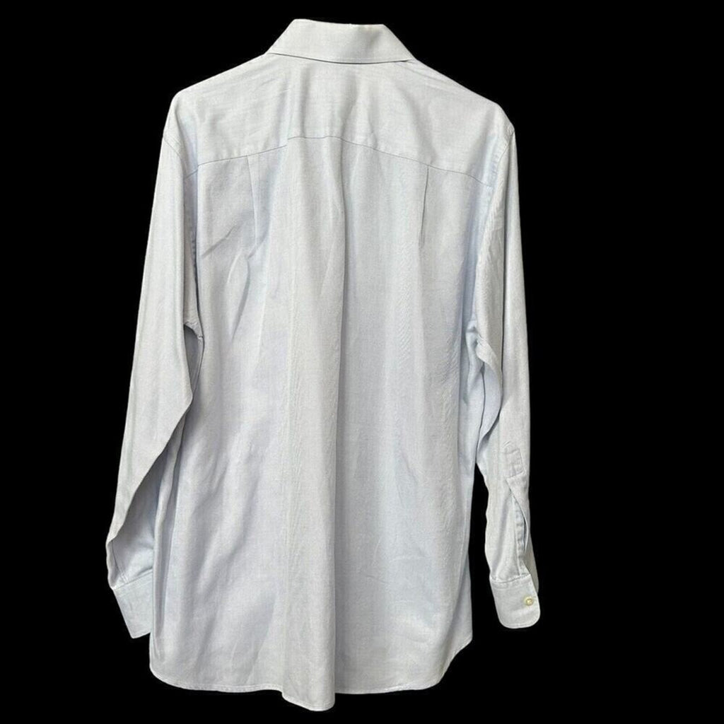 Ted Baker London Men's Blue Shirt Long Sleeve Button Up Size 16 32/33 #G1264