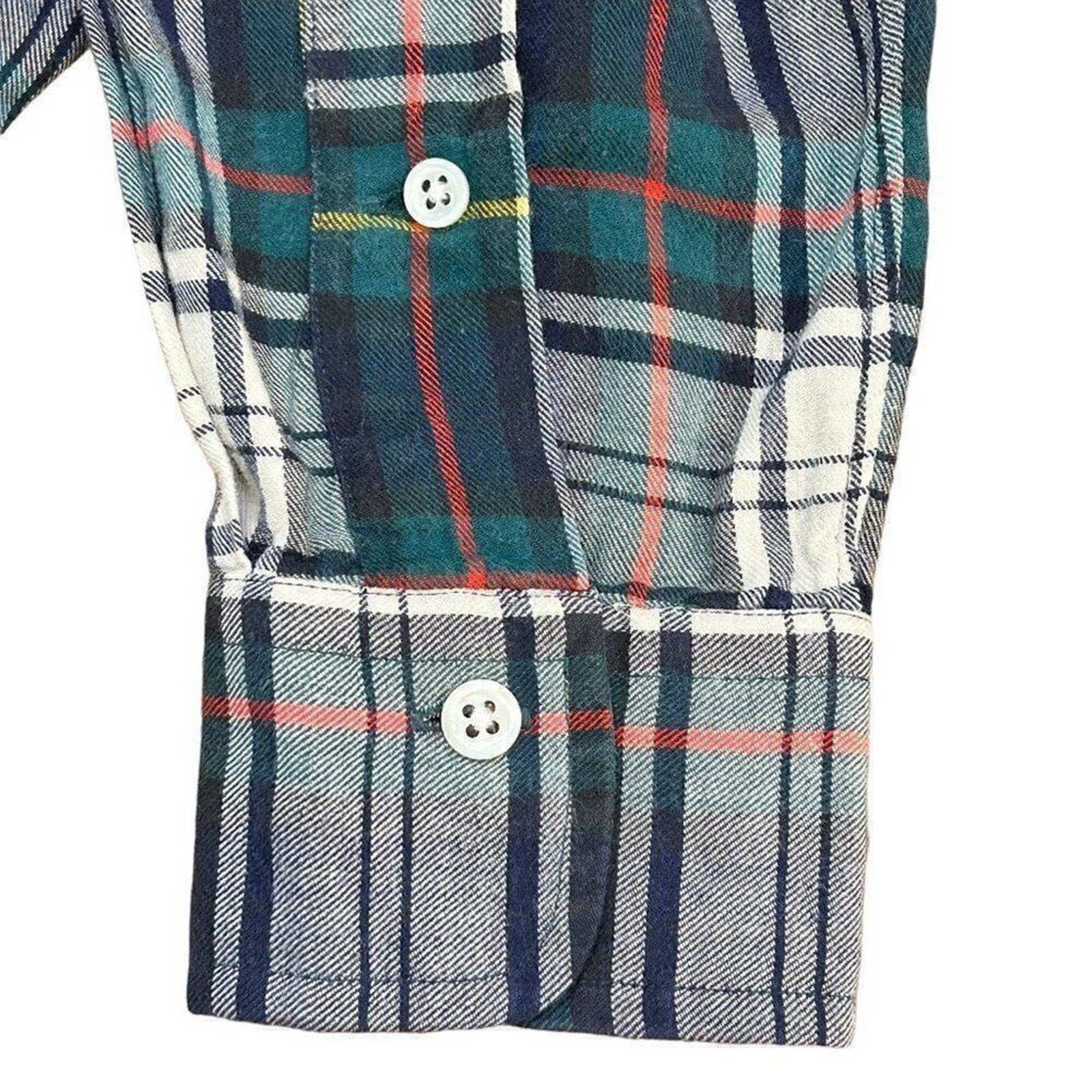 Ralph Lauren Men's Size Small Shirt Classic Fit Plaid Flannel Button Down #M1363
