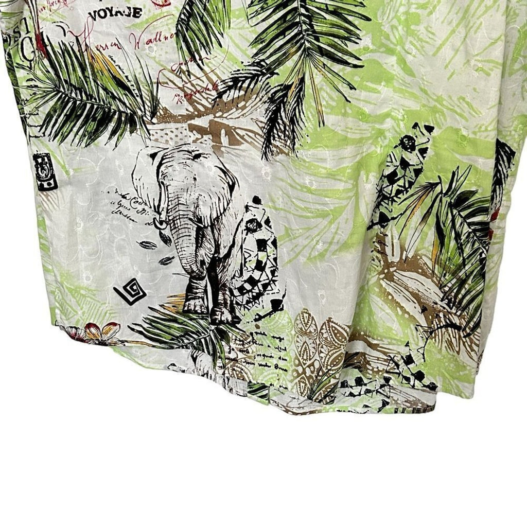 Alia Women’s Sleeveless Blouse Size 18 – Island Travel Top #B1497