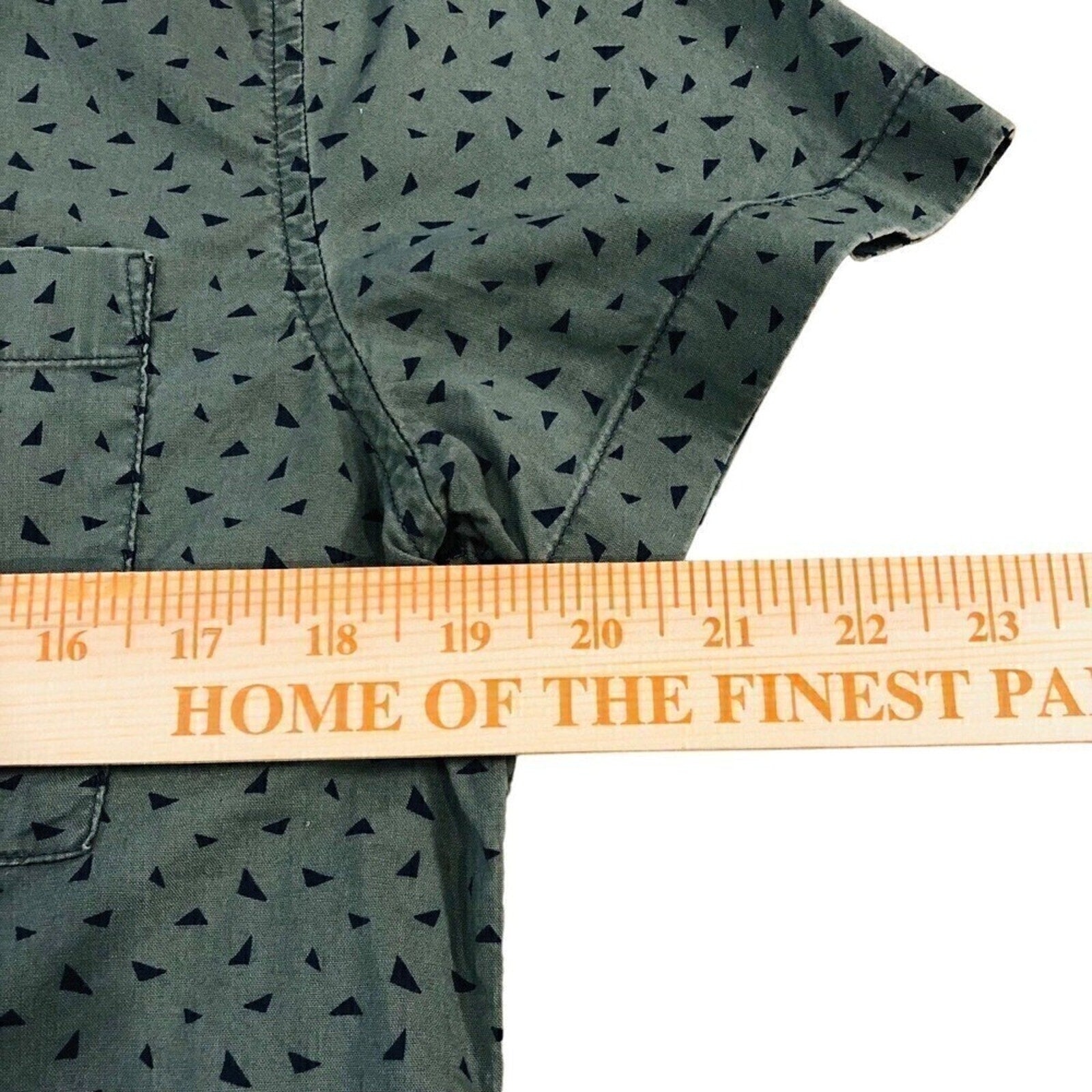 American Eagle Women’s Green Button-Up Casual Shirt – Size S, Long Sleeve